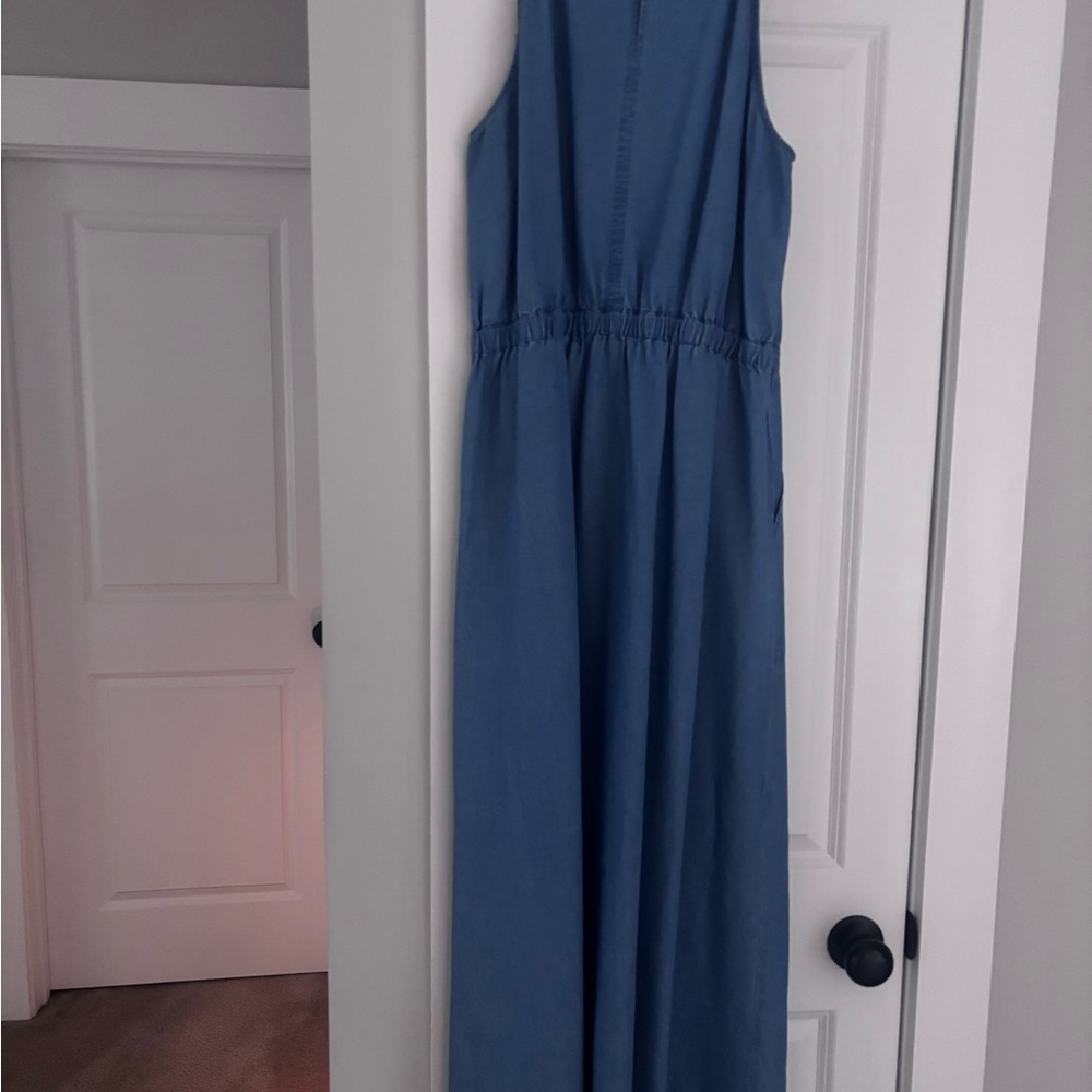 New York & Company Blue Maxi Dress